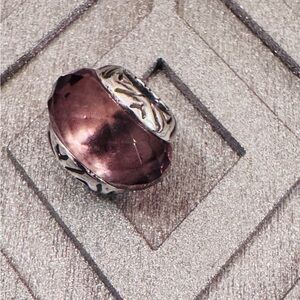 ❤️Brighton Transparency Purple glass bead charm- retired